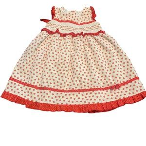 Vintage style strawberry, super cute dress